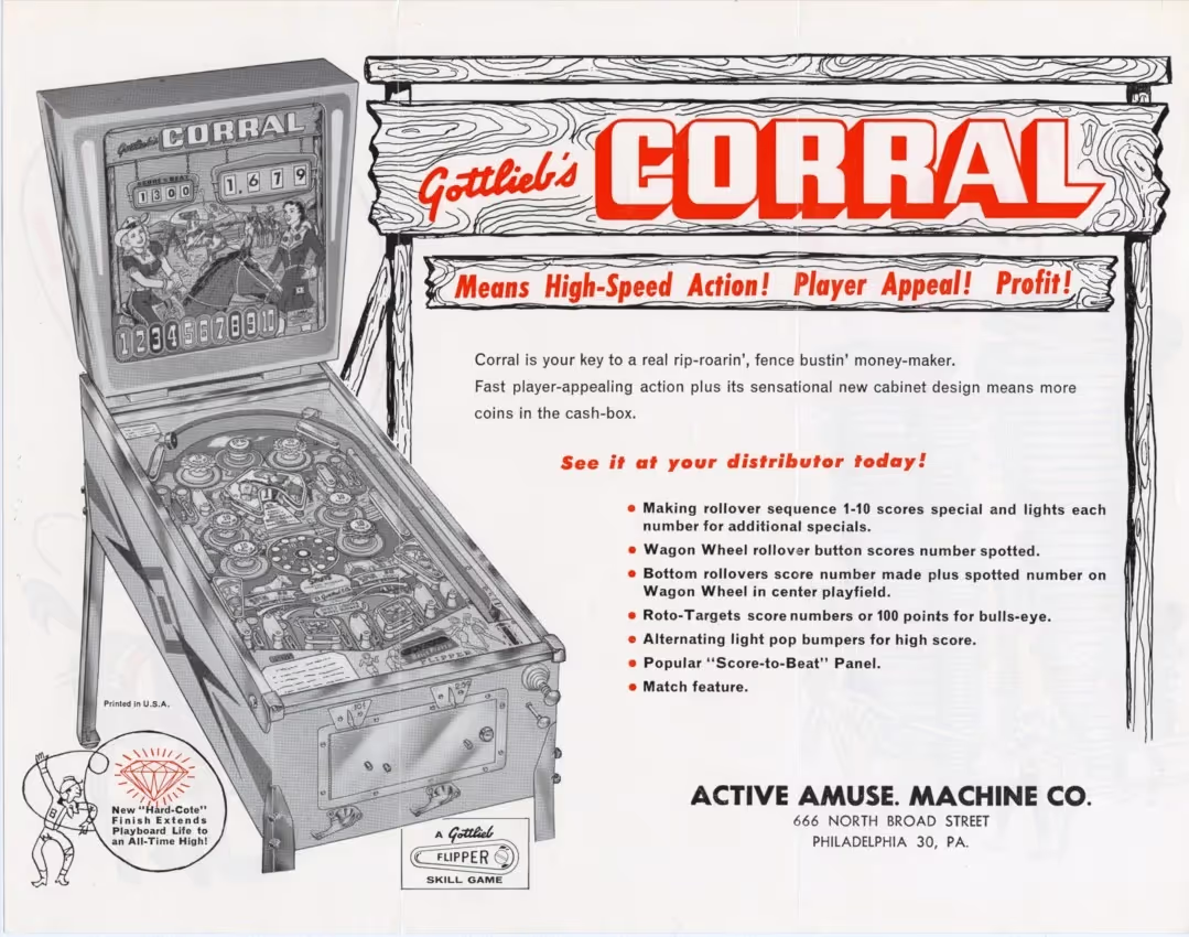 Coral Pinball (1961)
